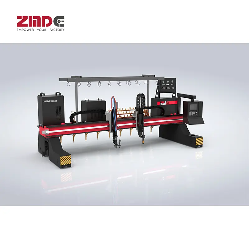 Machine de fabrication d'acier de construction ZMDE Machine de découpe de tôle au plasma de flamme Machines de découpe de métal