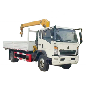 <span class=keywords><strong>Camion</strong></span> <span class=keywords><strong>benne</strong></span> HOWO 4x2 diesel manuel de haute qualité de 8 tonnes avec <span class=keywords><strong>grue</strong></span> montée sur <span class=keywords><strong>camion</strong></span> à vendre - Product Image 1