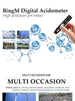 PH-mètre hydroponique de qualité professionnelle dispositif d'eau potable de haute précision corps en plastique étanche Durable OEM personnalisé