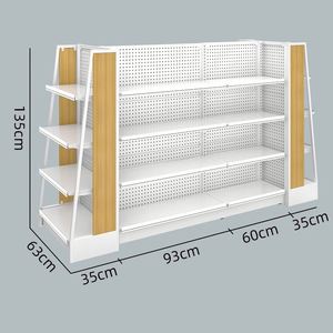 ชั้นโชว์รองเท้าโลหะแบบเสียบช่องเสียบกำแพงชั้นวางของแบบลอยน้ำสำหรับโชว์ - Product Image 5