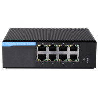 Equipo de seguridad para cámara IP CCTV, interruptor Industrial de 8 puertos Gigabit PoE