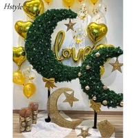 Arbre de décoration artificiel en forme de croissant de lune de 4 pieds, 5 pieds, 6 pieds, décoration d'arbre de lune pour l'Aïd, arbre de lune du Ramadan