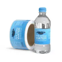 Étiquette de bouteille d'emballage personnalisée, étiquette de bouteille d'eau potable