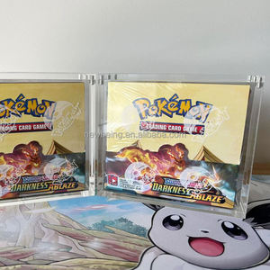 Boîte de rappel acrylique vente chaude cartes <span class=keywords><strong>Pokemon</strong></span> 1ère édition Boxe - Product Image 6