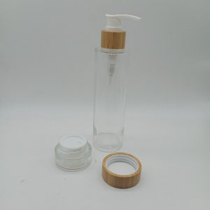 30ml 50ml 60ml 100ml <span class=keywords><strong>120ml</strong></span> 2oz 4oz Frosted Fine Mist <span class=keywords><strong>Glass</strong></span> Spray Chai cho mỹ phẩm Lotion sang trọng thấp moq thiết kế tre gỗ - Product Image 4