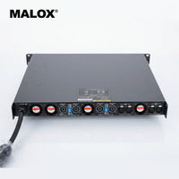 MALOX AD420 Profesyonel Metal Gövdeli 4 Kanal x 2000W 8 Ohm Pro Ses Konser Sahne Açık Hava Dayanıklı Güç Amplifikatörü
