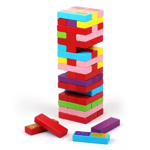 2022 yeni denge istifleme oyunu montessori oyuncaklar eğitim yapı taşları Domino Tumbling kulesi