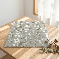 Tissu en polyester 100% léger, tissé, brodé de dentelle, orné de perles et de paillettes, couleur personnalisée 733 pour filles - Vente chaude, haute qualité
