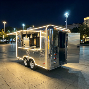 Carrito de Hot Dogs de Acero Inoxidable con Certificación DOT, Remolque de Pizza, Camión de Comida Móvil para Café - Product Image 6