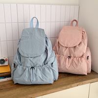 Sac à dos léger en nylon pour femme, grande capacité, décontracté, tendance, pour voyage, sac à bandoulière quotidien