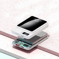 Harga Grosir Mini Power Bank Pengisian Cepat 15W Charger Nirkabel Portabel 5000mAh 10000mAh Power Bank Magnetik