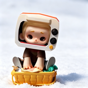 Figura Chibi de TV Retro, Juguete Artístico de Diseño Moderno, Mini Muñeca Coleccionable, Decoración para el Hogar, Regalo de Cumpleaños - Product Image 4