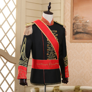 Disfraz de Príncipe Real <span class=keywords><strong>William</strong></span> para Hombre, Chaqueta, Abrigo, Uniforme de Halloween, Epaulettes, Traje de Carnaval, Blazer para Adultos - Product Image 5