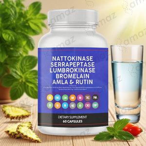 Amaz ישיר אספקת המפעל oem/odm פרטי תווית nattokinase מורכב קפסולות תמיכה בריאות מקיפה למבוגרים - Product Image 2