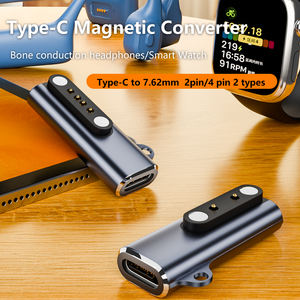 USB C a 7.62mm punta magnetica 4 Pin/2 adattatore di contatto tipo-C spina di carica per la conduzione ossea cuffie ChargingSmartWatch - Product Image 2