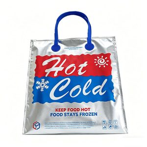 Bolsa isotérmica con logotipo personalizado, diseño moderno, cierre de cremallera y asa de plástico <span class=keywords><strong>para</strong></span> alimentos - Product Image 5