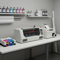 COLORSUN Stock entrepôt européen Imprimante DTF A3 avec tête d'impression XP600 et machine de secouage automatique en acier inoxydable Combo Rapide Nouveau