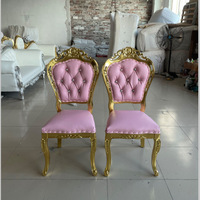 Chaise de salle à manger européenne de style hôtelier avec accoudoirs, en bois massif, pour usage intérieur, chaise de manucure, chaise de réception, chaise de réunion