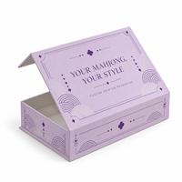 Boîte d'emballage de mahjong texturée mate, résistante aux traces de doigts, magnétique, pour jeu de mahjong américain, boîte en papier, coffret cadeau pour tuiles, jetons et dés
