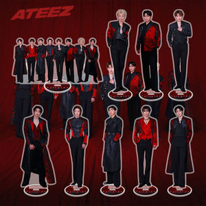 15ซม. kpop ateez ชั่วโมงทอง: Part.3อัลบั้มอะคริลิคสแตนด์อี้ Hongjoong mingi <span class=keywords><strong>yunho</strong></span> หุ่นฟิกเกอร์ตั้งโต๊ะโมเดลการแสดงผล - Product Image 1