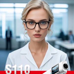 كاميرا S110 الرياضية المضادة للضوء الأزرق مع رؤية ليلية واضحة وتسجيل فيديو بدقة 2.7K وشاشة لمس 0.96 بوصة وزاوية عريضة 110 درجة - Product Image 2