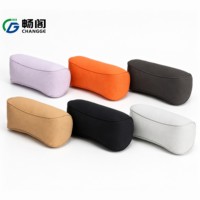 Coussin de nuque et de soutien lombaire en daim perforé sophistiqué pour voiture, support ergonomique pour appuie-tête automobile pour l'intérieur du véhicule