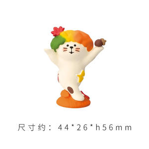 Miniature Diorama Récolte d'automne, artisanat, cadeaux ludiques tendance, style japonais ZAKKA, chat, INS, bonsaï, nourriture, décoration ludique, petites décorations en résine - Product Image 5