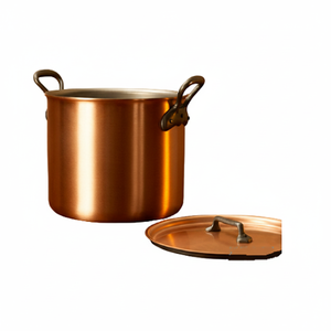 Olla Redonda con Asa de Latón, Utensilios de Cocina de Cobre de Proveedores de la India - Product Image 1