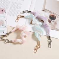 Tali Pergelangan Tangan YN Scrunchie untuk Ponsel, Rantai Pembentuk Tas Cantik, Gantungan Tas Elegan, Aksesoris Dekorasi Tas DIY, Rantai Tas