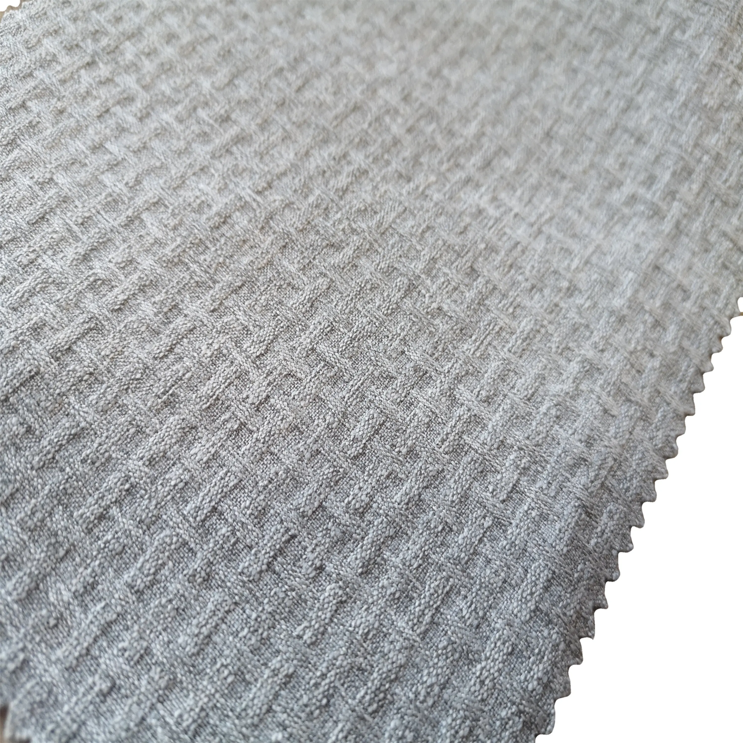Tissu frisé gaufré 100% Polyester pour canapé et rideau, nouvelle collection