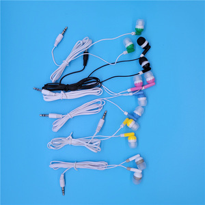 Personnalisation 3.5mm coloré <span class=keywords><strong>filaire</strong></span> stéréo écouteurs cadeau jetable casque pour Mp4 Mp3 pas cher écouteurs pour étudiants compagnie aérienne - Product Image 6