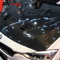 Capot avant en fibre de carbone style M4 modifié pour BMW Série 3 F30 F31 F35, pièce de carrosserie BK Tuning