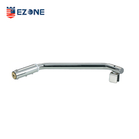 Tige de support réglable au design moderne Accessoires de salle de bain en acier inoxydable pour douche Barre de porte en verre pour salle de douche