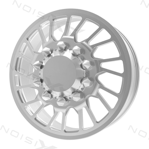 Jantes forgées en alliage double 22x8.25 26x8.25 30x8.25 10x225 polies sur mesure pour camions Ford F-450 F-550 RAM 4500 5500 personnalisés - Product Image 3