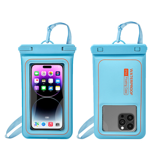 Étui en PVC pour téléphone étanche <span class=keywords><strong>avec</strong></span> logo personnalisé et panneau d'affichage transparent <span class=keywords><strong>avec</strong></span> <span class=keywords><strong>cordon</strong></span> de cou pour la natation, la plongée et la course à pied - Product Image 4