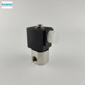 Vanne solénoïde Kunag 3015 A I.O P 1/4 po 100 kg de pression en acier inoxydable 316 pour applications haute pression - Product Image 4