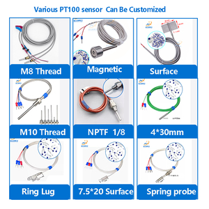 4線式4*30mmクラスB RTD温度センサーPT1000/PT100カスタマイズ可能OEM/ODM対応 - Product Image 3