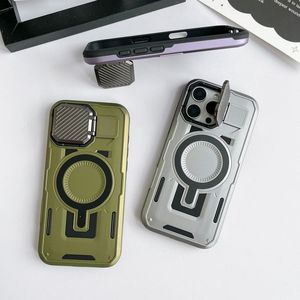 Ống Kính Từ Máy Ảnh Armor Chống Sốc Khung Kẽm Hợp Kim Mới Đứng Chống Mùa Thu Khó nhằn Bảo Vệ Sạc TPU Điện Thoại Di Động Trường Hợp - Product Image 1