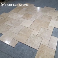 Pierre calcaire beige naturelle de qualité technique PerfectStone pour revêtements de sol résidentiels et commerciaux
