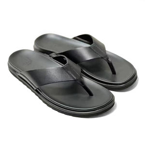 Zapatos de Cuero Genuino para Hombre, Moda 2025, Pantuflas Deportivas Antideslizantes, Empeine de Piel de Vacuno de Primera Calidad, Suela de EVA Suave, Sandalias Transpirables - Product Image 1