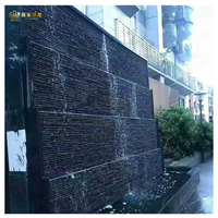 MIGLIORE Extérieur Villa Jardin Flowstone Ligne Pierre Revêtement Murs Carrelage pour Balcon Mur