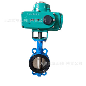 วาล์วผีเสื้อไฟฟ้า Tzd Tangzheng รุ่น D971X 16Q DN80 ผลิตจากเหล็กดัด พร้อมซีล EPDM สำหรับงานบำบัดน้ำและอุตสาหกรรม - Product Image 4