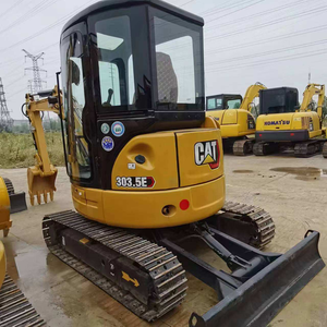 Mini-excavatrice Caterpillar Cat 303.5E d'occasion avec peu d'heures de fonctionnement à vendre - Matériel lourd - Product Image 3