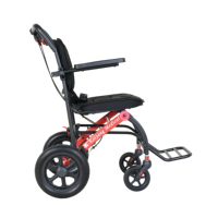 KAIYANG 9006L Poussette pliante légère en alliage d'aluminium, fauteuil roulant de voyage ultra-léger pour personnes âgées et enfants