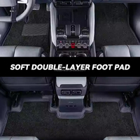 Upgrade Auto Interieur Zubehör Doppels chicht Fuß matte Samt boden Teppich Fuß matte für BYD Leopard 5 Zubehör