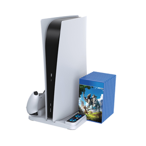 Cooling Fan Vertical Stand with Controller Charger Stand Cooling for PS5 Console and <strong>PS</strong> 5 Digital <strong>Disk</strong> Edition - Product Image 4