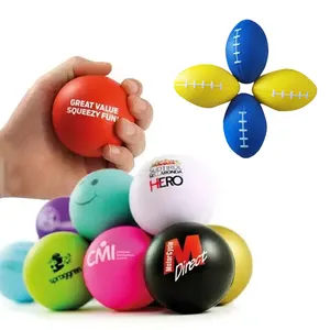 Custom Pu Foam Stress Ball Toy Squishy Stress Ball For Promotional Gifts Soft Anti Stress Ball