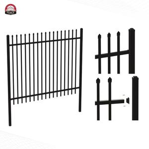 Panneaux de clôture en fer forgé de jardin de clôture en acier noir de conceptions de haute qualité - Product Image 2