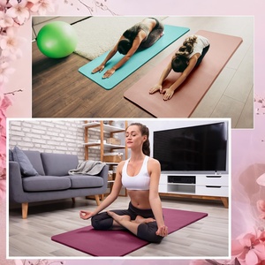 NUEVO Tapete de Yoga Plegable Personalizado al por Mayor con Logotipo, de TPE, Grueso, de Alta Calidad, 8mm, Ecológico, Antideslizante, Universal - Product Image 6