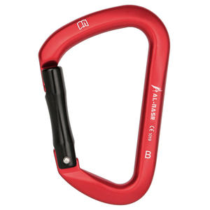 Mosquetón en forma de D Al-Mast, apertura de 2.8 cm, ángulo de 30 grados, hebilla de seguridad de aleación de aluminio para escalada y montañismo - Product Image 3